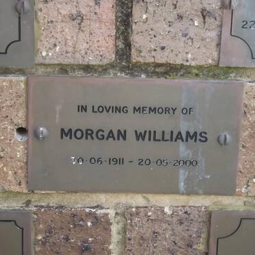 WILLIAMS Morgan 1911-2000