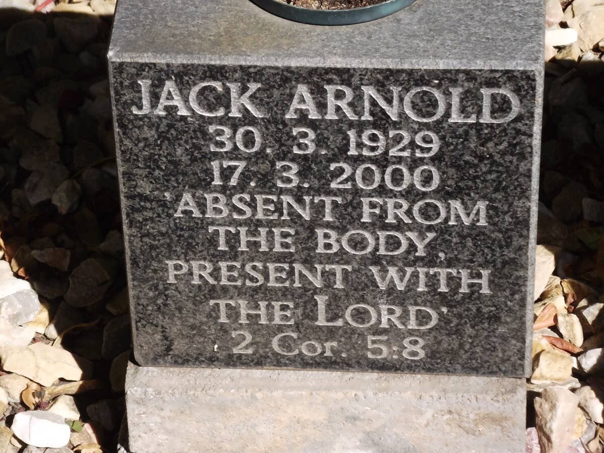 ARNOLD Jack 1929-2000