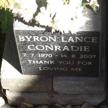 CONRADIE Byron Lance 1970-2007