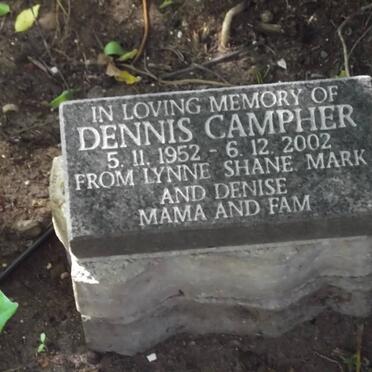 CAMPHER Dennis 1952-2002