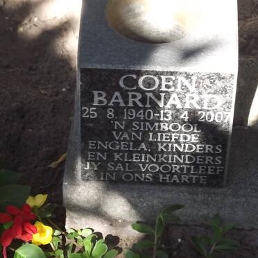 BARNARD Coen 1940-2007