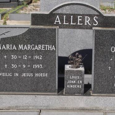 ALLERS Oltman 1903-1977 &amp; Maria Margaretha 1912-1993