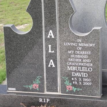 ALA Mbulelo David 1950-2007