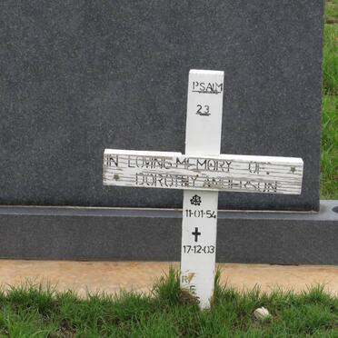 ANDERSON Dorothy Barbara 1954-2003