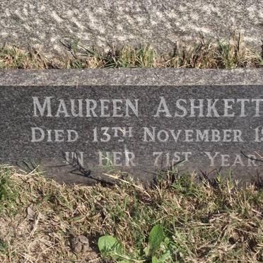 ASHKETTLE Maureen -1992