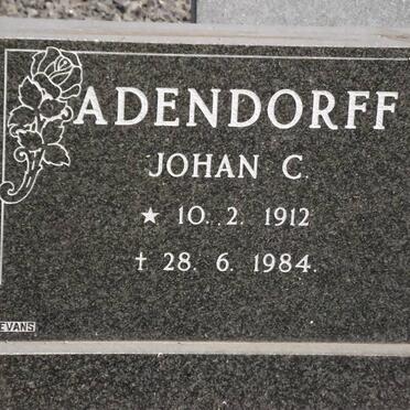ADENDORFF Johan C. 1912-1984