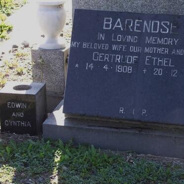BARENDSE Gertrude Ethel 1908-19740