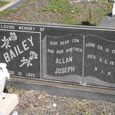 BAILEY Allan Joseph 1936-1970