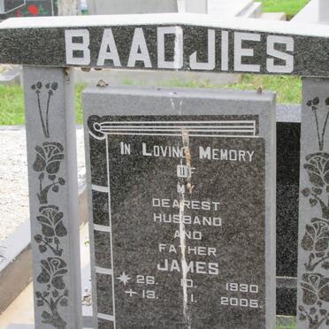 BAADJIES James 1930-2005