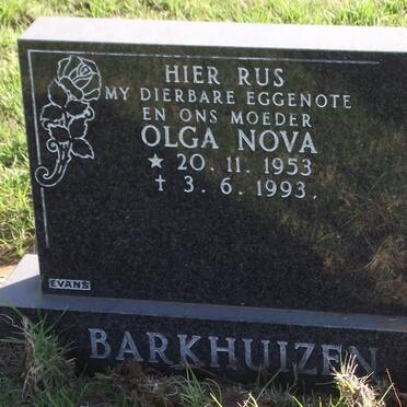 BARKHUIZEN Olga Nova 1953-1993