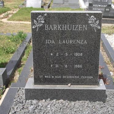 BARKHUIZEN Ida Laurenza 1908-1986
