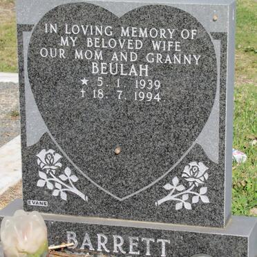BARRETT Beulah 1939-1994
