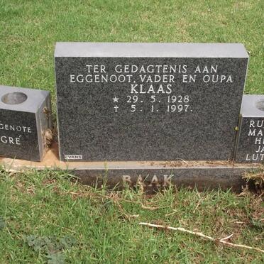 BAAK Klaas 1928-1997