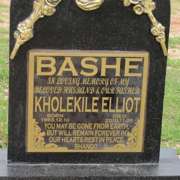 BASHE Kholekile Elliot 1963-2010