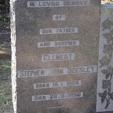 BEESLEY Clement Stephen John 1904-1956