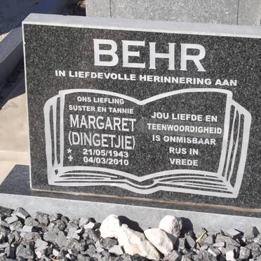 BEHR Margaret 1943-2010