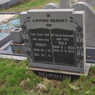 BEHRMANN Robert 1951-1972  :: BEHRMANN Rolf 1926-1974