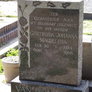 BERG Gertruida Johanna Magdelena, van der 1934-1966