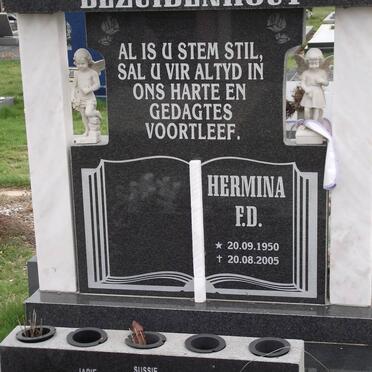 BEZUIDENHOUT Hermina F.D. 1950-2005