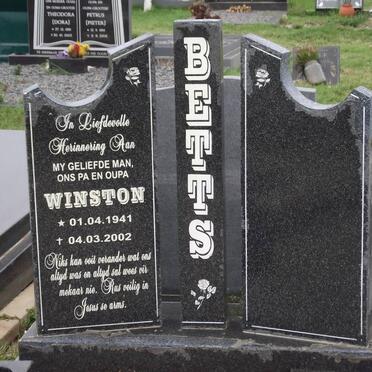 BETTS Winston 1941-2002
