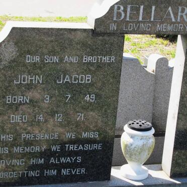 BELLARDI John Jacob 1949-1971