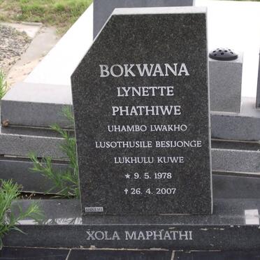 BOKWANA Lynette Phathiwe 1978-2007