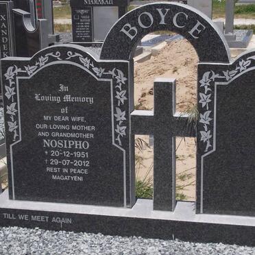 BOYCE Nosipho 1951-2012