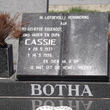 BOTHA Casper Willemse Casparus 1937-1996