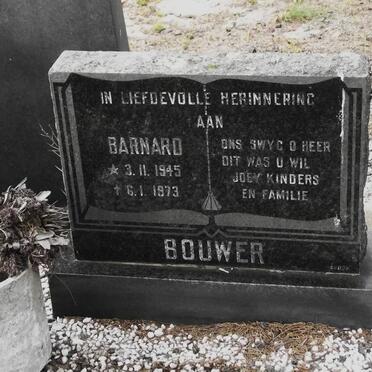 BOUWER Barnard 1945-1973