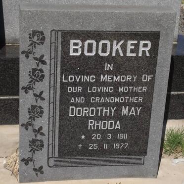 BOOKER Dorothy May Rhoda 1911-1977