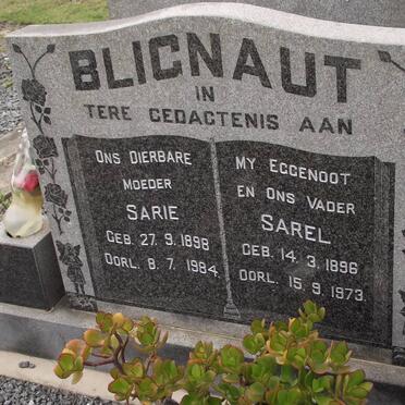 BLIGNAUT Sarel 1896-1973 &amp; Sarie 1898-1984