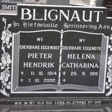 BLIGNAUT Pieter Hendrik 1914-2002 &amp; Helena Catharina 1915-