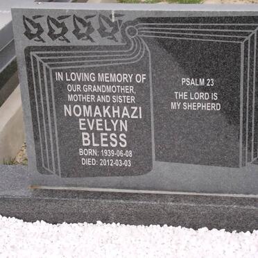 BLESS Nomakhazi Evelyn 1939-2012
