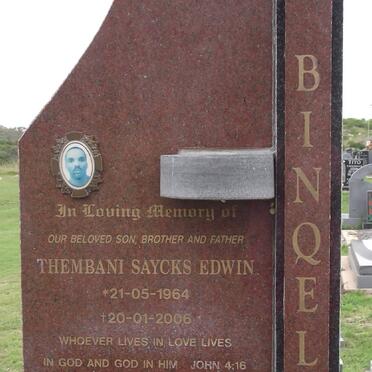 BINQELA Thembani Saycks Edwin 1964-2006