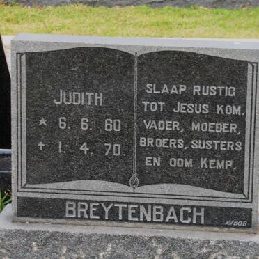 BREYTENBACH Judith 1960-1970