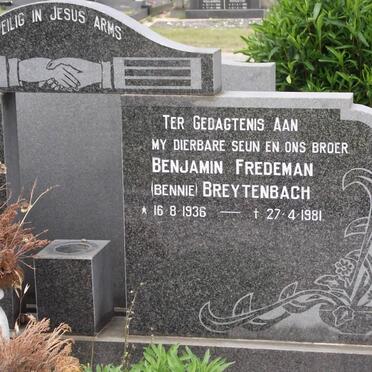 BREYTENBACH Benjamin Fredeman 1936-1981
