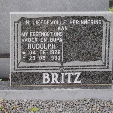 BRITZ Rudolph 1926-1993