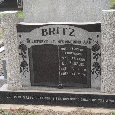 BRITZ Du Plessis 1946-1970
