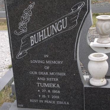 BUHLUNGU Tumeka 1958-2001