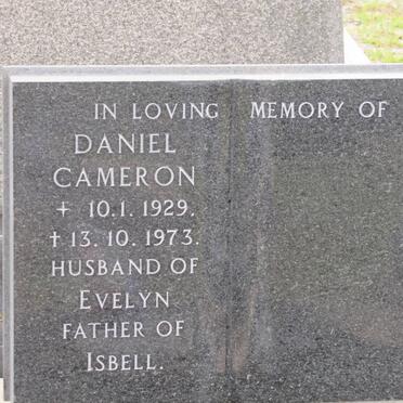 CAMERON Daniel 1929-1973