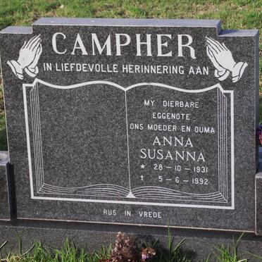 CAMPHER Anna Susanna 1931-1992