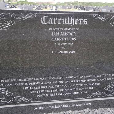 CARRUTHERS Ian Alistair 1942-2003