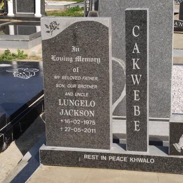 CAKWEBE Lungelo Jackson 1975-2011