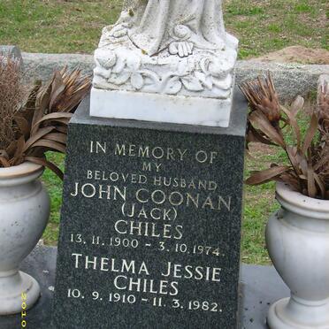 CHILES John Coonan 1900-1974 &amp; Thelma Jessie 1910-1982
