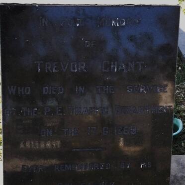 CHANT Trevor -1969