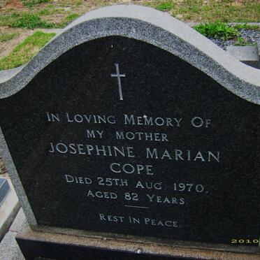 COPE Josephine Marian -1970