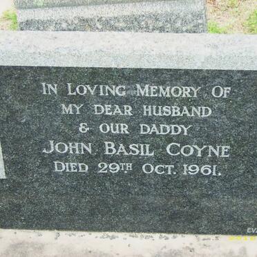 COYNE John Basil -1961