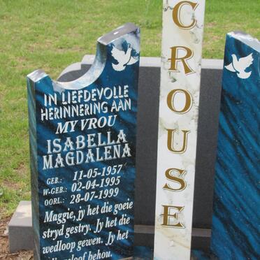CROUSE Isabella Magdalena 1957-1999