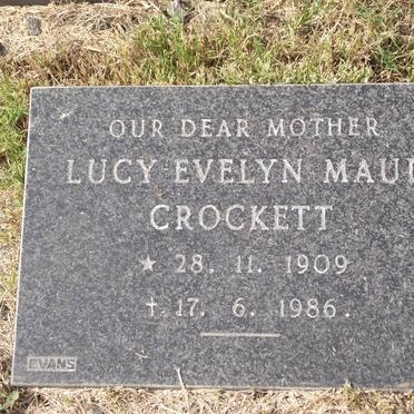 CROCKETT Lucy Evelyn Maud 1909-1986