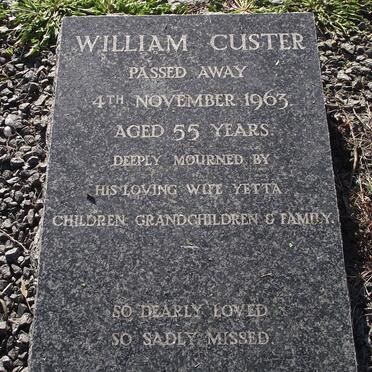 CUSTER William -1963